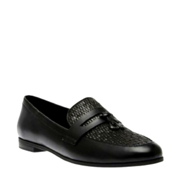 Anne Klein Shoes - NWT Anne Klein Women's Black Woven iflex Level Tassel Loafer Size 9.5
